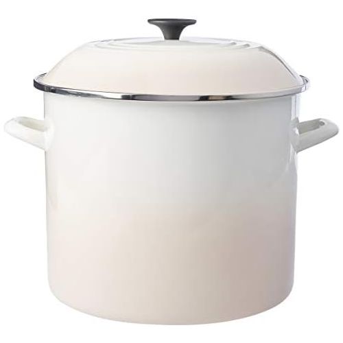 르크루제 Le Creuset N5100-28716 Stockpot-Meringue, 16 QT