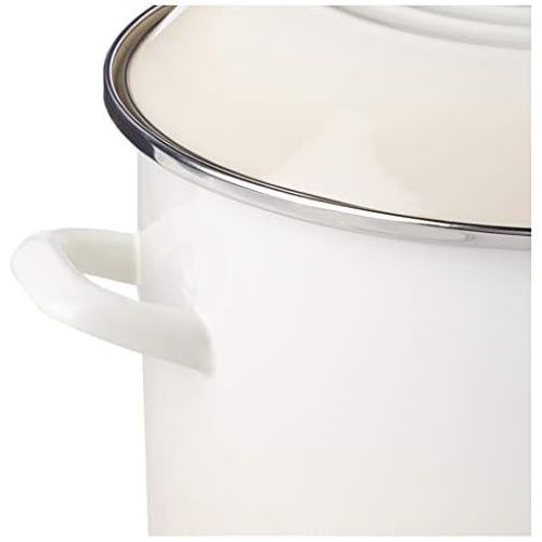 르크루제 Le Creuset N5100-28716 Stockpot-Meringue, 16 QT