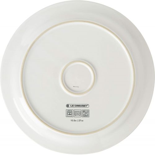 르크루제 Le Creuset PG9200S4-2716 Dinner Plates (Set of 4), 10.5, White