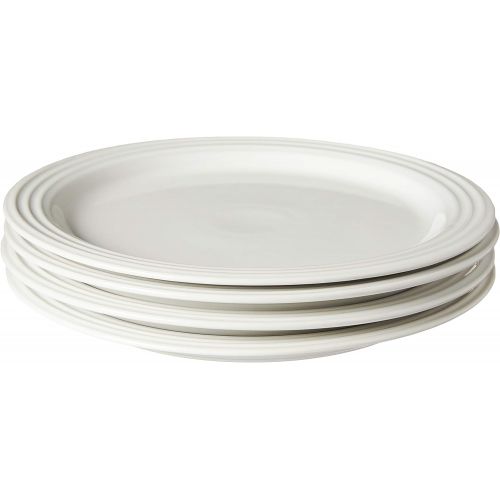 르크루제 Le Creuset PG9200S4-2716 Dinner Plates (Set of 4), 10.5, White