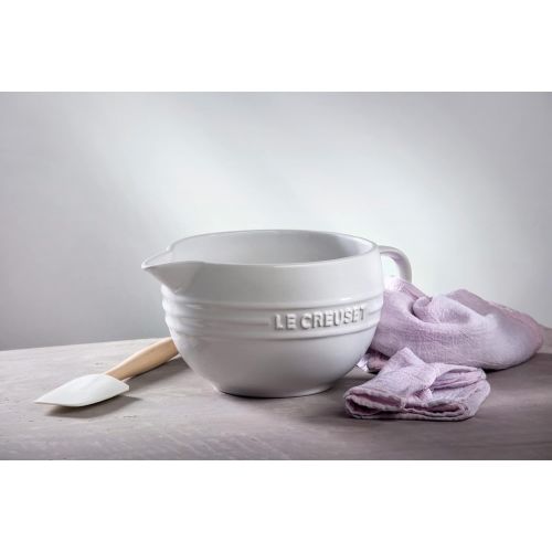 르크루제 Le Creuset Unisex 2 Qt Batter Bowl White