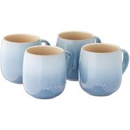 Le Creuset PG70433A-1342 Heritage Mug, Set of 4/13 oz. Each, Coastal Blue