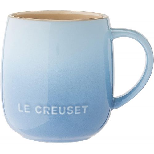 르크루제 Le Creuset PG70433A-1342 Heritage Mug, Set of 4/13 oz. Each, Coastal Blue