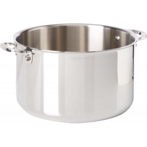 르크루제 Le Creuset SSP3100-24 Tri-Ply Stainless Steel Stockpot with Lid, 7-Quart