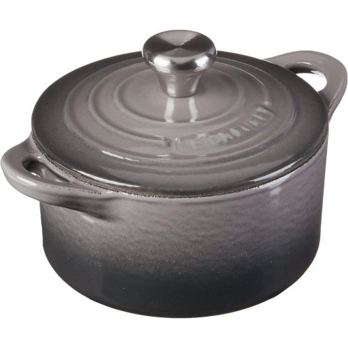 르크루제 Le Creuset L2501-10S7F Enameled Cast-Iron Mini Cocotte, 1/3-Quart, Oyster