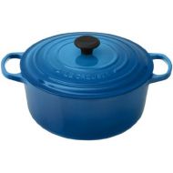 Le Creuset LS2501-2859 Signature Enameled Cast-Iron Round French (Dutch) Oven, 7-1/4-Quart, Marseille