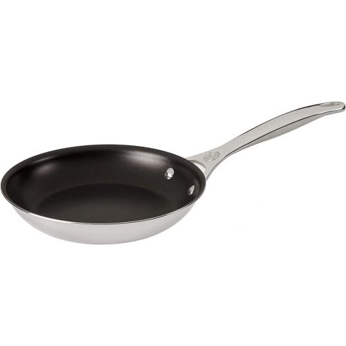 르크루제 Le Creuset SSP14102 Tri-Ply Nonstick Stainless Steel Fry Pans, 2 Piece