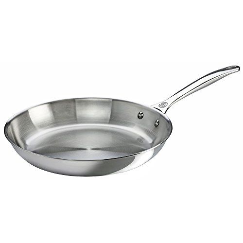 르크루제 Le Creuset SSP2000-30 Tri-Ply Stainless Steel Fry Pan, 12-Inch