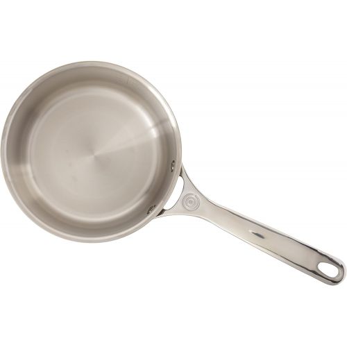 르크루제 Le Creuset SSP1100-18 Tri-Ply Stainless Steel Saucepan with Lid, 3-Quart