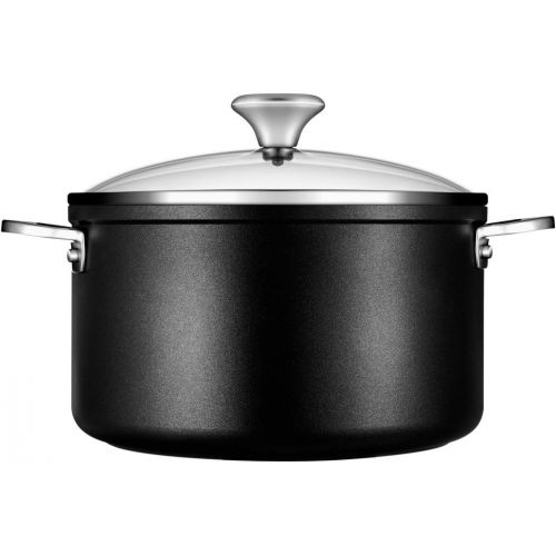 르크루제 Le Creuset TNS31000-24 Toughened NonStick Stockpot with Lid, 6 1/3-Quart