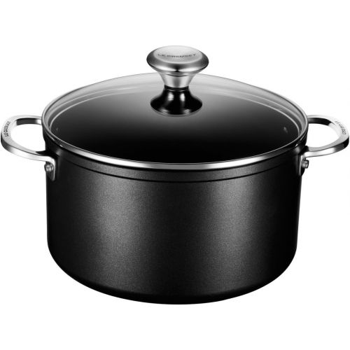 르크루제 Le Creuset TNS31000-24 Toughened NonStick Stockpot with Lid, 6 1/3-Quart