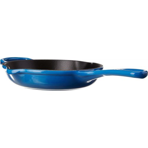 르크루제 Le Creuset LS2024-1659 Enameled Cast Signature Iron Handle Skillet, 6 1/3, Marseille