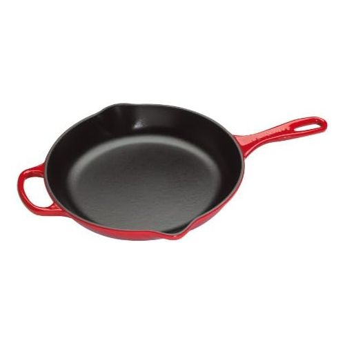 르크루제 Le Creuset LS2024-2667 Signature Iron Handle Skillet, 10-1/4-Inch, Cerise