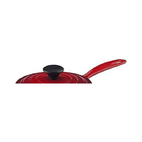 르크루제 Le Creuset LS2518-1667 Signature Enameled Cast Iron Saucepan, 1-3/4-Quart, Cerise