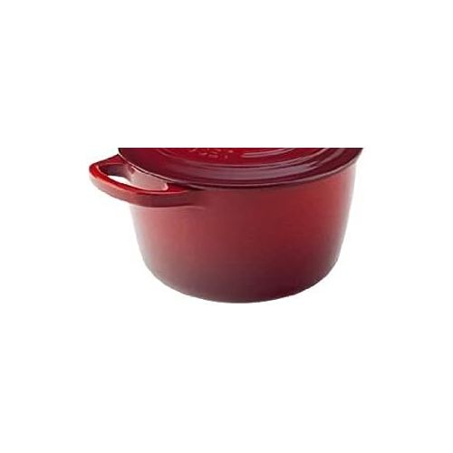 르크루제 Le Creuset LS2518-1667 Signature Enameled Cast Iron Saucepan, 1-3/4-Quart, Cerise