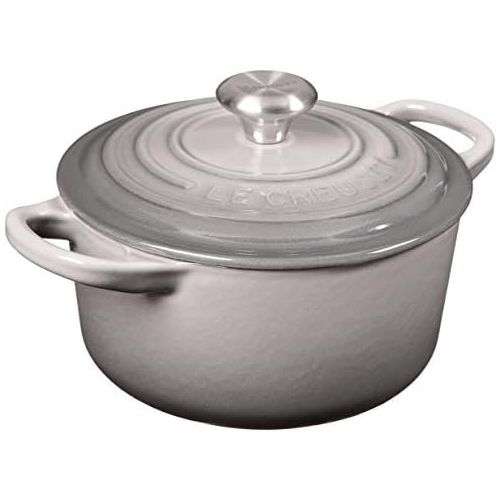 르크루제 Le Creuset LS2501-147FSS Signature Enameled Cast-Iron Round French (Dutch) Oven, 1-Quart Oyster