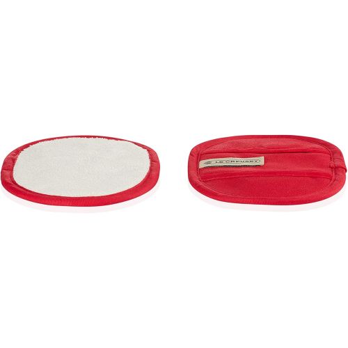 르크루제 Le Creuset Fingertip Potholder, Cherry,Set of 2