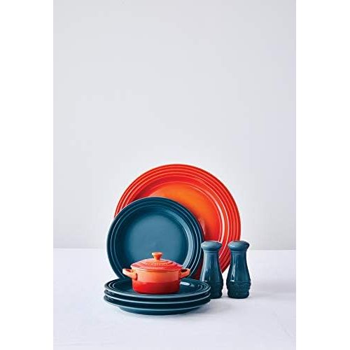 르크루제 Le Creuset Stoneware Mini Round Cocotte, 8 oz., Flame