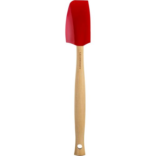 르크루제 Le Creuset Silicone Craft Series Small Spatula, 11 1/8 x 1 3/4, Cerise