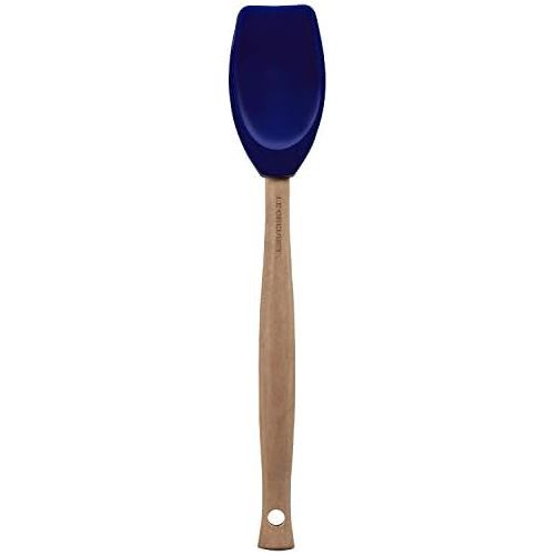 르크루제 Le Creuset Silicone Craft Series Spatula Spoon, 11 3/8 x 2 1/8, Indigo