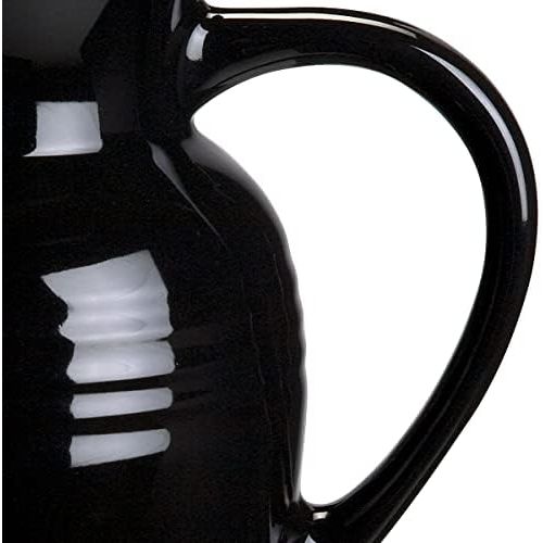 르크루제 Le Creuset Stoneware 2-Quart Pitcher, Black