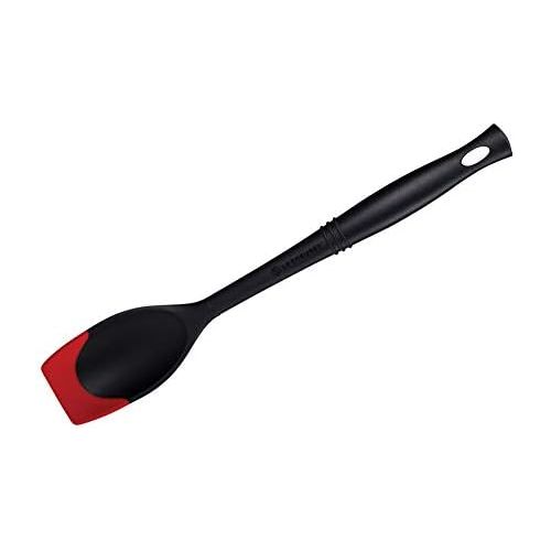 르크루제 Le Creuset Revolution Bi-Material Saute Spoon, 13.5 x 2.5, Cerise