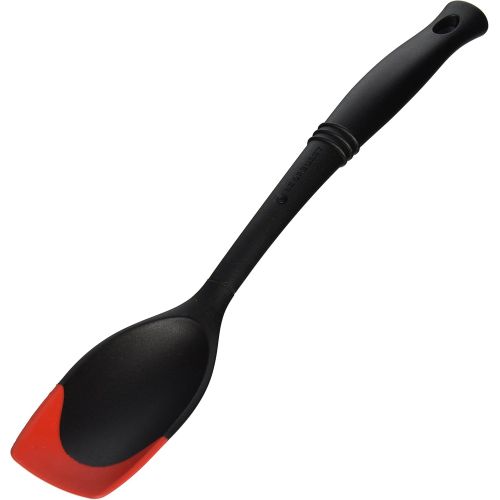 르크루제 Le Creuset Revolution Bi-Material Saute Spoon, 13.5 x 2.5, Cerise