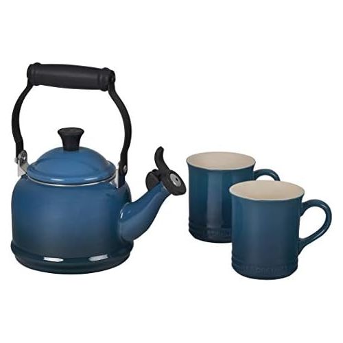 르크루제 Le Creuset Stoneware Mug, 14 oz., Deep Teal