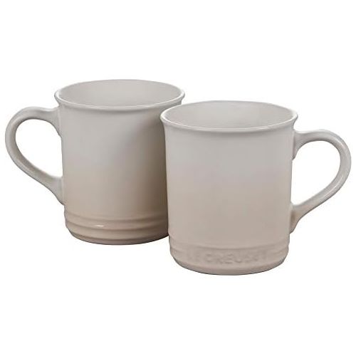 르크루제 Le Creuset Stoneware Mug, 14 oz., Meringue