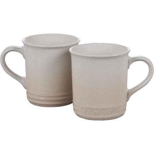 르크루제 Le Creuset Stoneware Mug, 14 oz., Meringue