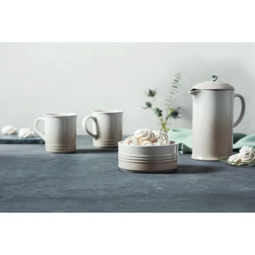 르크루제 Le Creuset Stoneware Mug, 14 oz., Meringue