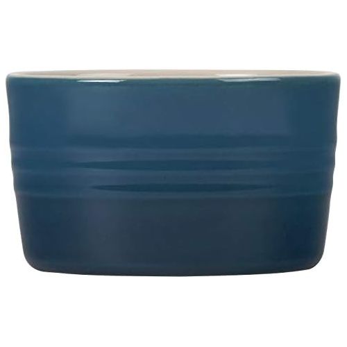 르크루제 Le Creuset Stoneware Stackable Ramekin, 7 oz., Deep Teal