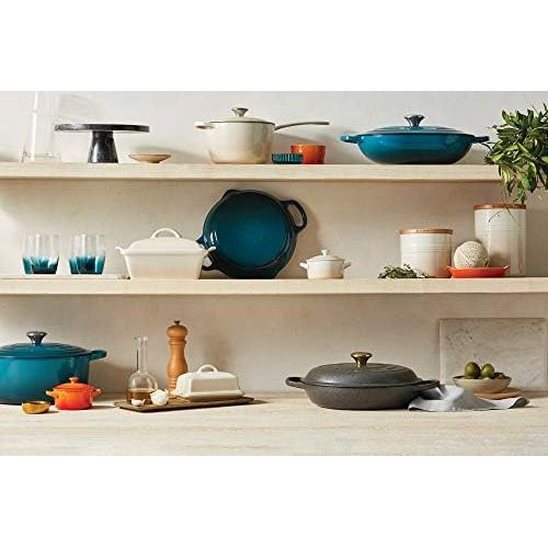 르크루제 Le Creuset Stoneware Stackable Ramekin, 7 oz., Deep Teal