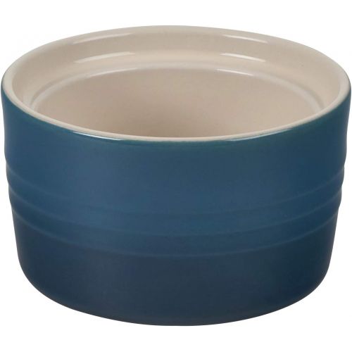 르크루제 Le Creuset Stoneware Stackable Ramekin, 7 oz., Deep Teal