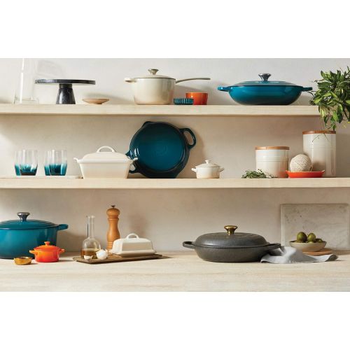 르크루제 Le Creuset Stoneware Stackable Ramekin, 7 oz., Deep Teal