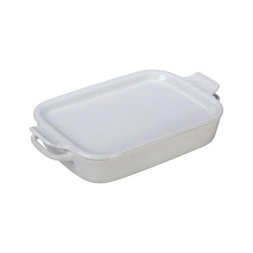 르크루제 Le Creuset Stoneware Rectangular Dish with Platter Lid, 14 3/4x9x2 1/2 (2.75 qt.), 14 3/4x9x2 1/2 (2.75 qt.)