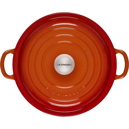 르크루제 Le Creuset Enameled Cast Iron Signature Braiser, 1.5 qt., Flame