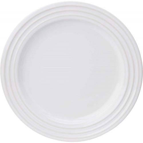 르크루제 Le Creuset Stoneware Set of 4 Salad Plates, 8.5 each, White