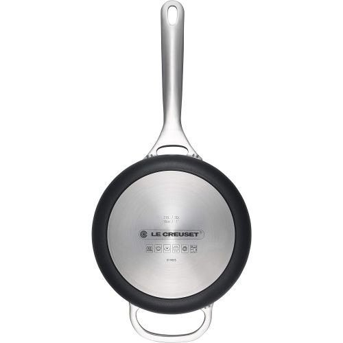 르크루제 Le Creuset Toughened Nonstick PRO Saucepan With Glass Lid, 3 qt.