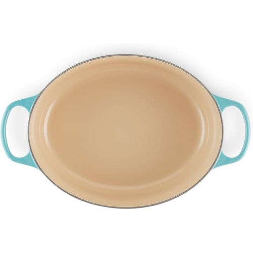 르크루제 Le Creuset Enameled Cast Iron Signature Oval Dutch Oven, 6.75 qt., Caribbean