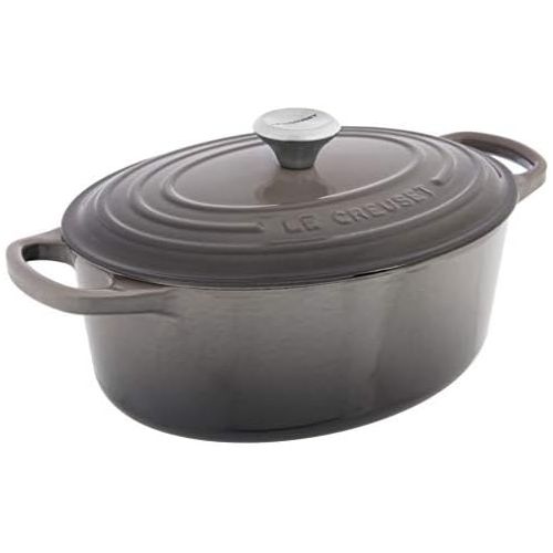 르크루제 Le Creuset Enameled Cast Iron Signature Oval Dutch Oven, 3.5 qt., Oyster