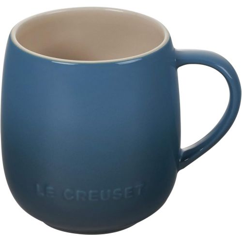 르크루제 Le Creuset Stoneware Set of 4 Heritage Mugs, 13 oz. each, Deep Teal