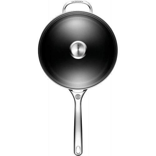 르크루제 Le Creuset Toughened Nonstick PRO Saute Pan With Glass Lid, 4.25 qt.