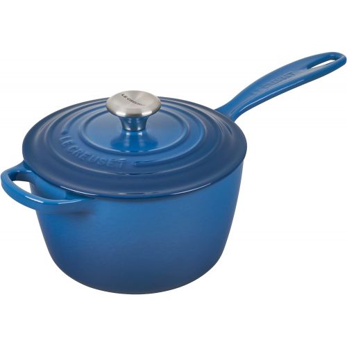 르크루제 Le Creuset Enameled Cast Iron Signature Saucepan, 2.25 qt., Marseille