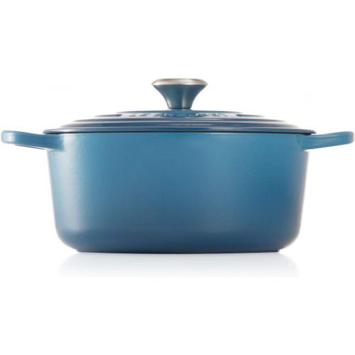 르크루제 Le Creuset Enameled Cast Iron Signature Round Dutch Oven, 9 qt., Marseille