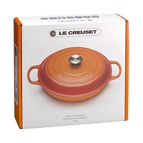 르크루제 Le Creuset Enameled Cast Iron Signature Braiser, 5 qt. , Caribbean