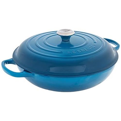 르크루제 Le Creuset Enameled Cast Iron Signature Braiser, 5 qt. , Marseille