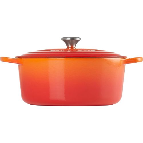 르크루제 Le Creuset Enameled Cast Iron Signature Cookware Set, 5 pc. , Flame