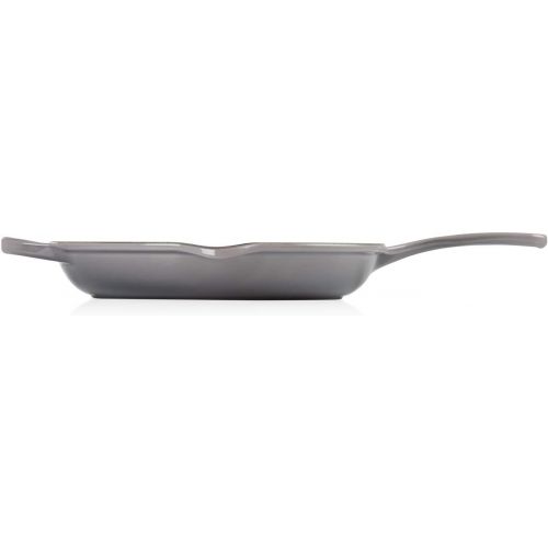 르크루제 Le Creuset Enameled Cast Iron Signature Iron Handle Skillet, 10.25 (1-3/4 qt.), Oyster