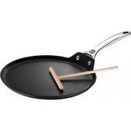 Le Creuset Toughened Nonstick PRO Crepe Pan with Rateau, 11